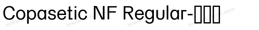 Copasetic NF Regular字体转换